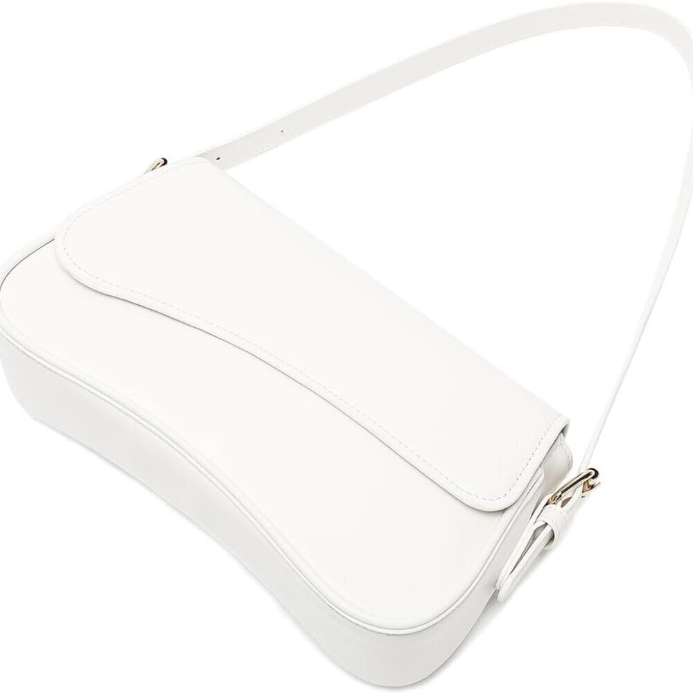 Women’s Vegan Leather Shoulder Bag Crossbody Clutch Hobo Purse - Picture 4 of 6